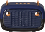 BS-32D Kaasaskantav Bluetooth-k&otilde;lar - sinine retro traadita k&otilde;lar koju, reisile, &otilde;ue (sinine)