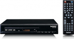 Lenco DVD-120 DVD m&auml;ngija - HDMI ja SCART &uuml;hendus - USB taasesitus - MP3, MPG, MPEG4, AVI - Audio ja video v&auml;ljund - Kaugjuhtimispult - Must, DVD-120BK, kompaktne