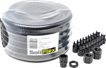 SoliFlex v&auml;ljas paindlik kaabli muhv, IP40-10m m&auml;his - maandamine, v&auml;liskaabel, elektriliin, voolikuliin, traatkaitse. Liitmikega - 10 liitmikku ja