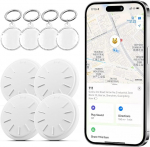 Smart Tags 4 Pack Air Tracker Item Finder t&ouml;&ouml; Apple Find My (ainult iOS), j&auml;lgida oma v&otilde;tmed, rahakott, seljakott, pagas, Super Lightweight, kaasas 4 ilusat v&otilde;tmehoidja