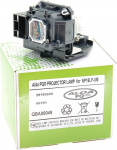 Alda PQ -Premium projektorilamp/asenduslamp, mis &uuml;hildub NP16LP-UM 100013229 NEC UM280W, UM280WI, UM280X, UM280XI projektoritele, lamp koos korpusega.