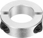 hankimise kaart Double Split Shank Collar 28mm Bore Kaheosaline klamber Collar 48mm OD 15mm paksus Alumiiniumsulamist kruvi Split Ring