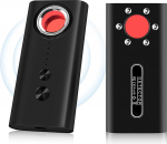 Nisanuki Bug Detector, RF Wireless Camera Finder Bug Finder Anti Spy Anti-Recording Detector for GPS Locator Tracker Camera Listening Devices Wireless Cameras for Home Office Travel Hotel