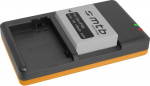 Aku [1160 mAh] + topeltlaadija (USB) LP-E8 / CanonEOS 700D, 650D, 600D, 550D / Rebel T2i jne. jaoks. - Sisaldab Micro USB kaablit (2 akut saab laadida samaaegselt)