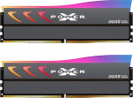 Silicon Power Storm SP032GXLWU64AFDK DDR5 32GB (2x16GB) RGB 6400MT/s (PC5-51200) 288-pin CL32 1.4V UDIMM lauaarvuti RAM m&auml;lu koos jahutusalusega - Hall