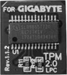 TPM 2.0 LPC 12 Pin (12 Pin) turvamoodul Gigabyte GC-TPM20 platvormi lisaseadmetele