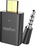 eppfun Bluetooth 5.4 USB-C audio dongle adapter PS5/Switch/iPhone17/16, LE Audio APTX-Lossless saatja traadita k&otilde;rvaklappide ja k&otilde;rvaklappide jaoks (ainult audio)