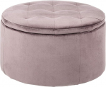 AC Disainim&ouml;&ouml;bel Rocco Storage Stool Pink Velvet Fabric elutoa m&ouml;&ouml;bel B60 x K35 x S60cm
