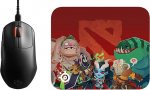SteelSeries Prime Mini - Esports Performance Gaming Mouse - Optiline magnetiline l&uuml;liti - Mini Form Factor + QcK Mini Dota 2 / TI Gaming Mouse Pad