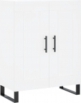 vidaXL Sideboard, kapp, sahtlitekk paljude hoiuruumidega, mitmeotstarbeline kapp Sideboard elutuppa, kapp, k&uuml;lgkapp, kaasaegne, valge puitmaterjaliga