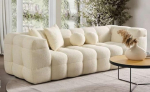 Casa Padrino Luxury Diivan Cream 235 x 75 x H. 100 cm - Elutoa diivan - Hotelli diivan - Elutoa m&ouml;&ouml;bel - Hotelli m&ouml;&ouml;bel - Luksuslik m&ouml;&ouml;bel - Luksuslik m&ouml;&ouml;bel - Elutoa m&ouml;&ouml;bel - Elutoa m&ouml;&ouml;bel