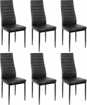 S&ouml;&ouml;gitoa toolid, komplekt 6, moodsad toolid s&ouml;&ouml;ginurgale, k&ouml;&ouml;ki (must, 6)