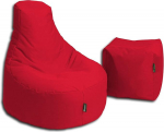 BuBiBag Bean Bag &otilde;enduspatjade komplekt Padi Lounge Gamer Bean Bag Tool Original istmepadi Sobib sise- ja v&auml;litingimustes kasutamiseks Valmis t&auml;idetud 32 v&auml;rvi (punane)