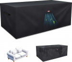 BARTSTR aiam&ouml;&ouml;bli kate 600D Oxford veekindel anti-UV kaitsev kate aiam&ouml;&ouml;bel 215 x 135 x 75 cm Presentkate aiam&ouml;&ouml;bel sobib terrassim&ouml;&ouml;blile, aialaua istmetele, vaba aja m&ouml;&ouml;bli istmele