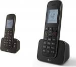 Telekom Sinus A207 juhtmeta telefon (koos automaatvastajaga) Must & Sinus 207 Pack laiendatud pakett (telefonitor ja laadimisalus) Must