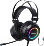 M&auml;ngukomplektid, peakomplektid mikrofoniga, 3D Surround Sound k&otilde;rvaklapid, m&uuml;ravastased RGB tuled, 7.1 Surround Sound m&auml;ngukomplektid mikrofoniga, must, suur
