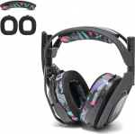 WC Mod Kit A50 - Cooling Gel Ear Pads + Headband Replacement for Astro A50 Gen 4, Gen 5 and A50X by Wicked Cushions | Parem mugavus, jahutus ja vastupidavus | 90's Black
