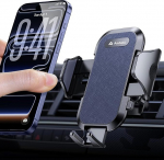 andobil mobiiltelefoni hoidja auto ventilatsioon [2026 uusim ventilatsiooniklamber] auto mobiiltelefoni hoidja [100% turvaline haardumine] 360&deg; p&ouml;&ouml;ratav autohoidik tarvikud iPhone 17 Pro Max Air 16 15 14 Galaxy S25, merev&auml;e sinine