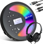 KLIM Discover koos k&otilde;rvaklappidega + kaasaskantav CD m&auml;ngija Walkman koos vastupidava akuga + raadio FM + &uuml;hilduv MP3 CD m&auml;ngija + SD kaart, FM saatja, Bluetooth + ideaalne autodele + kaasaskantav CD m&auml;ngija