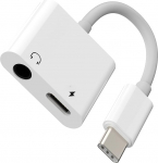 USB-C ja 3,5 mm k&otilde;rvaklappide audioadapteri tarvikud 2 in 1 DAC Jack t&uuml;&uuml;p C AUX Splitter laadija Dongle kaabel &uuml;hildub Samsung Galaxy S20 S21 S22 Ultra Note10 Apple iPhone'ile