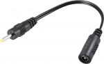 hankekaart 5.5 x 2.1mm kuni 2.5 x 0.7mm 15cm DC Tip Adapter 2 Pack