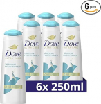 Dove Nutritive Solutions 2in1 &scaron;ampoon ja palsam normaalsetele kuni kuivadele juustele Daily moisture &scaron;ampoon ja palsam, 6-pakk (6 x 250 ml)