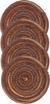 IMIKEYA Pack of 20 Isolatsioonipaneelid &uuml;mmargune rotangist lauamatt lauakaunistus Boho Decor pulmadekoratsioon Ilus koht Mat Isolatsioonimatt Nordic Bowl Mat Lusikamatt Lusikakandjad