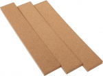 JECOMPRIS Pack of 3 Cork Strips Self-Adhesive for Walls Versatile Notice Board Strips for Office Memo Wall and Wall Decoration Natural Application