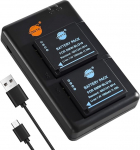 DSTE 2PCS DMW-BLG10 (1500mAh/7.4V) patarei Laadija &uuml;hildub Lumix DC-LX100 II,DMC-GF6,DMC-GX80,DMC-GX85 Kamera nagu DMW-BLE9,DMW-BLG10E