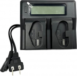Dual LCD-kaamera aku kiirlaadija LP-E19 LP-E4N LP-E4 jaoks