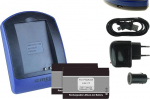 2 akut, USB v&otilde;rgulaadija / autolaadija FXDC02 Full Coded HD Ghost ja Drift Ghost S jaoks