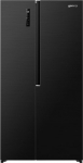 Gorenje NRS917C41BX Side-by-Side, 544L, PureFlat seeria, XXL s&uuml;gavk&uuml;lmiku koolilabidad, CrispZone, MultiFlow 360&deg;, NoFrostPlus, Inverter-kompressor, BxKxS: 91,1&times;178,6&times;61,5 cm, Matt must
