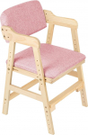 homewell Reguleeritava k&otilde;rgusega &otilde;ppetool, laste ja teismeliste tool, kontoritool reguleeritava selja ja istmega, ergonoomiline tool, 48 x 46 x 78 cm (roosa)