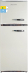 magictec Retro k&uuml;lmik koos s&uuml;gavk&uuml;lmikuga | 120L (88L/32L) | Low Frost | K&uuml;lmik-pagasik&uuml;lmik | Vintage disain | LED valgustus | Cream