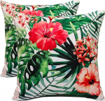 Olivia Rocco Pack of 2 veekindel padjakatted Outdoor Garden hingav dekoratiivsed padjakatted patio pink diivan m&ouml;&ouml;bel siseruumide elutuba voodi tool hajutades Gardenia
