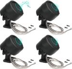 FERCAISH 4 Pack 500W autok&otilde;larid, TP-006A suure j&otilde;udlusega stereo autok&otilde;larid, vertikaalsed &uuml;mmargused lihtsad paigaldusk&otilde;larid auto, veoauto ja paadi pinnapealse paigalduse jaoks (4p)