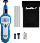 PeakTech digitaalne p&ouml;&ouml;rlemissagedusloendur/tahhomeeter, 5-kohaline n&auml;idik, 1, 199999 p&ouml;&ouml;ret minutis, kontaktivaba ja kontakti m&otilde;&otilde;tmine m&otilde;&otilde;teratta kaudu, 1 tk, P 2795