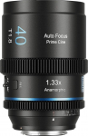 SIRUI 40 mm T1.8 1.33X Anamorphic Lens, S35 Autofocus Lens for M4/3 Cameras for GH5, GH6, GH7, G9/G9M2, MFT Mount, Blue Torch