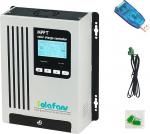 SOLAFANS 48V 65A MPPT Charge Controller 12V 24V 48V Car Solar Battery Charger DC150V PV 3560W Supports Sealed Gel, AGM Lithium Battery