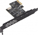 Yosoo Health Gear USB 3.2 PCIE Expansion Card, PCIE Riser Card, PCI-E to Type-E Internal Adapter Card, Ceramic Capacitors, Double Protection, Fast Transfer Speed, Adapter for