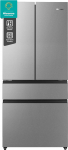 Hisense RF540N4SBI2 French Door Fridge Freezer / NoFrostPlus / Inverter Compressor / ConvertActive / CrispZone / 181.7 cm / Fridge Capacity 302 l / Freezer Capacity 178 l / 40 dB / 310 k Wh/year. / Stainless steel look