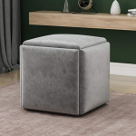 ZXF - Stackable Sofa Chair Stool Combination 5 in 1 Seat Cube Footstool - Breathable Suede Footrest Ottomans Home Accessory Creative Cube Sofa, Mixed Colours