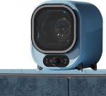 0,8 kg v&auml;ike kondensaatoriga trummelkuivati, 450 W kompaktne kaasaskantav trummelkuivati, 360 &deg; sinine valgus, antibakteriaalne, kaks temperatuurikontrollitud sondi suurema ohutuse tagamiseks kodus, &uuml;hiselamus, autosuvilas.