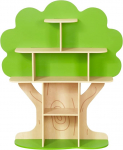 OOOK Green Tree raamaturiiul lastele, laste riiul, lasteaia hoiuruum 10 avatud kambriga, Montessori puidust m&auml;nguasjade riiul, sobib klassiruumi, m&auml;ngutuppa ja lastetuppa