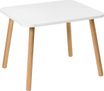 PlayPals m&ouml;&ouml;bel laste laud, puidust laud lastetuppa, 50 x 60 x 47 cm, kingitus lastele vanuses 2, 3, 4, 5, 6, 7 aastat, isekokkupandav m&ouml;&ouml;bel - laud lastele.