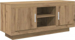 vidaXL TV-kapp Artisan Oak 102 x 35 x 45 cm puidust komposiit elutuba Rustic vastupidav suur ladustamise TV-kapp meedia konsool multifunktsionaalne m&ouml;&ouml;bel