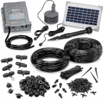 Esotec WaterDrops, Professional Solar Irrigation System, Automatic Droplet Irrigation for up to 50 Plants, Easy and Individually Adjustable, for Garden and Container Plants (101120)