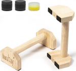 Parallettes Bars, Liegest&uuml;tzst&auml;nder f&uuml;r Handst&auml;nde, Planche Dips, Calisthenics, Krafttraining Parallelstangen (30 x 13 x 9 cm)