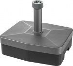 Schneider 857-15 Polyethylene Umbrella Stand Approx. 45 kg Anthracite Grey/Black Plastic 2 kg