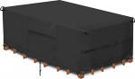 Eyein Outdoor Garden Cover Waterproof 420D Oxford Protective Cover Garden Furniture Patio Windproof Sun Cover Garden Table Outdoor UV Resistant (200 x 160 x 70 cm)